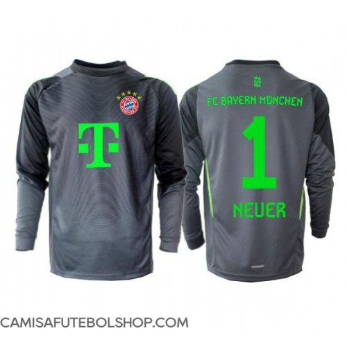 Camisa de time de futebol Bayern Munich Manuel Neuer #1 Goleiro Replicas 2º Equipamento 2025-26 Manga Comprida Camisa de time de futebol Bayern Munich Manuel Neuer #1 Goleiro Replicas 2º Equipamento 2025-26 Manga Comprida